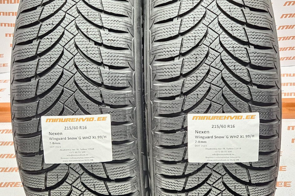 Used studless winter tire 215/60R16 Nexen Winguard Snow G WH2 XL 99/H