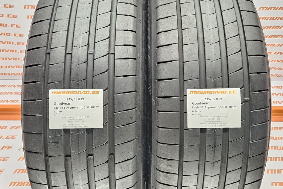 Подержанный летняя шина 235/55R19 GoodYear Eagle F1 Asymmetric 6 XL 105/Y