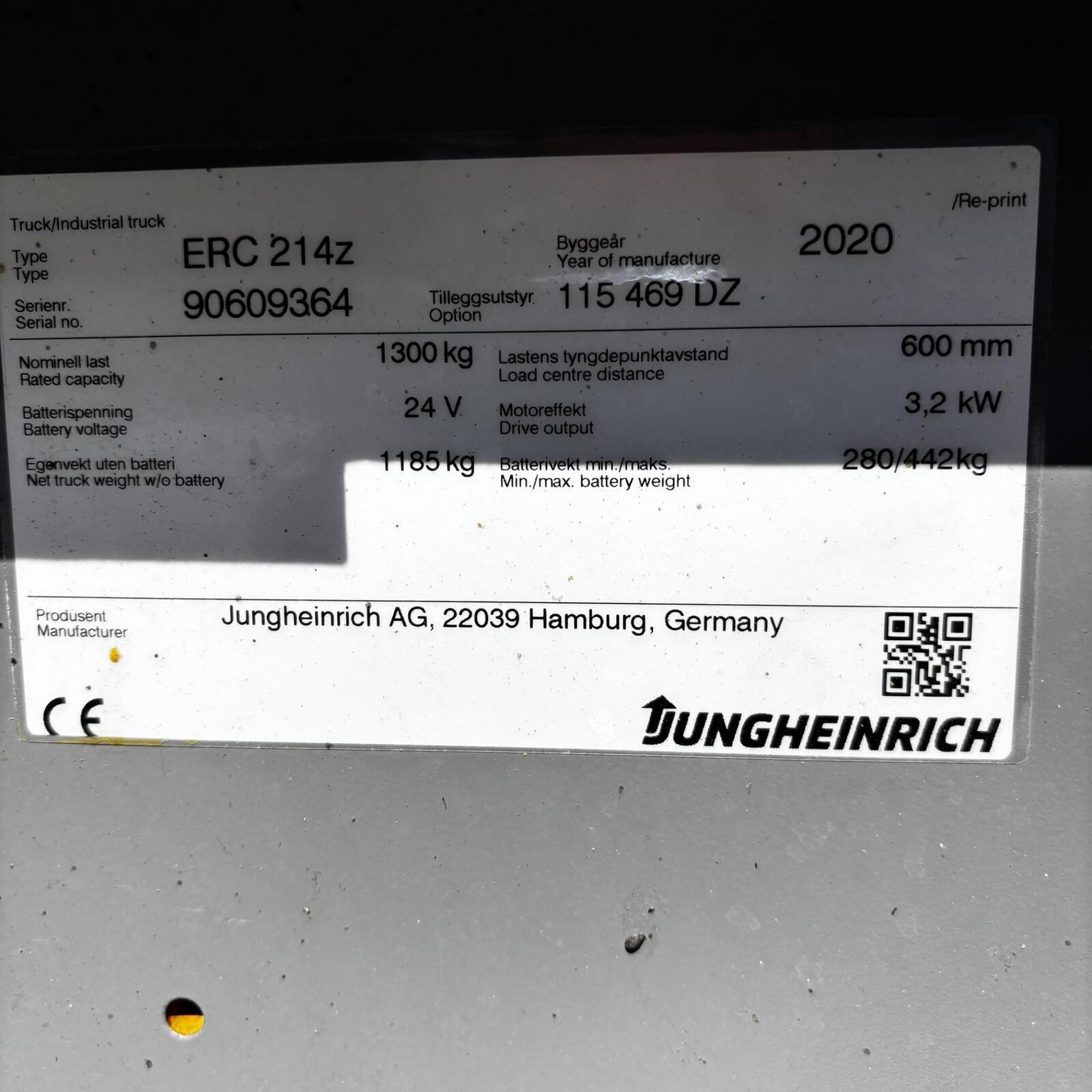 Jungheinrich ERC 214z, kuva 5/6