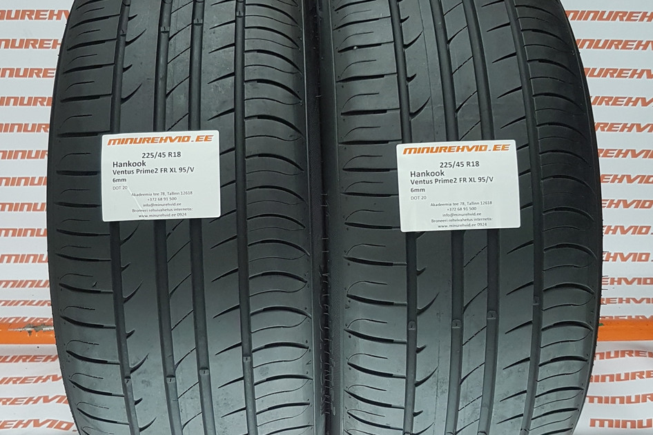 Kasutatud suverehv 225/45R18 Hankook Ventus Prime 2 FR XL 95/V