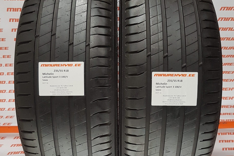 Kasutatud suverehv 235/55R18 Michelin Latitude Sport 3 100/V