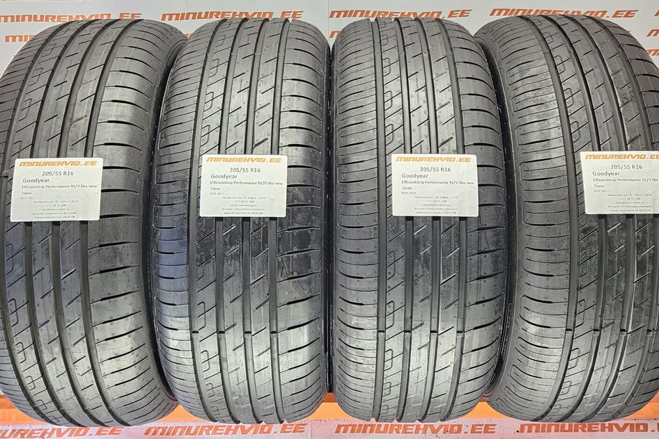Kasutatud suverehv 205/55R16 GoodYear EfficientGrip Performance 91/V like new 0921