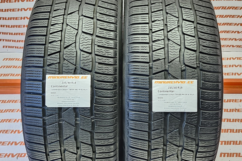 Kasutatud lamellrehv 235/40R18 Continental ContiWinterContact TS830P MO FR XL 95/V