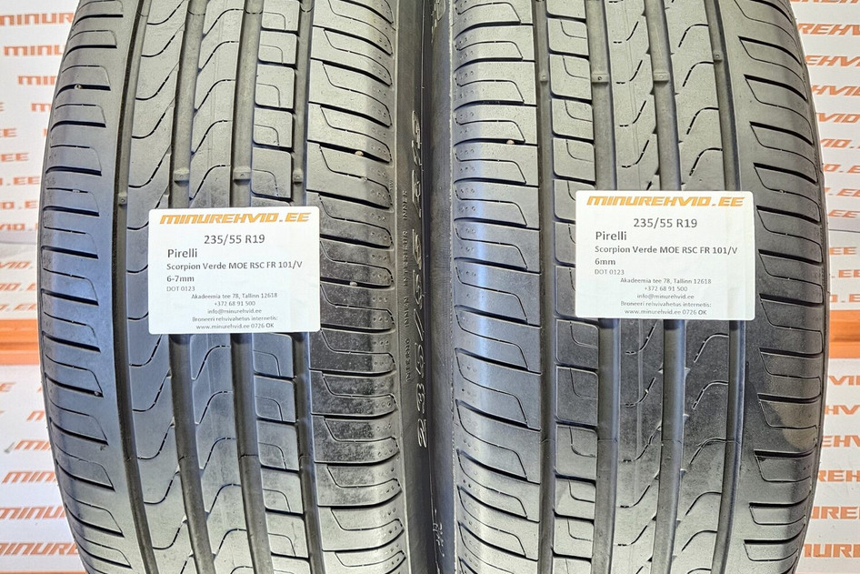Used summer tire 235/55R19 Pirelli Scorpion Verde MOE RSC FR 101/V
