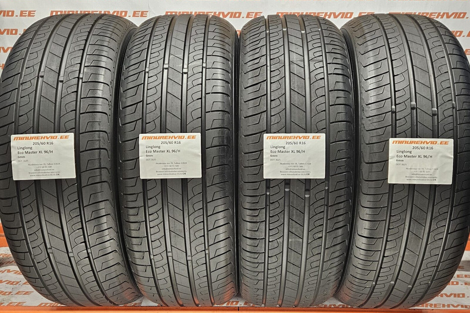 Подержанный летняя шина 205/60R16 LingLong Eco Master XL 96/H 3625
