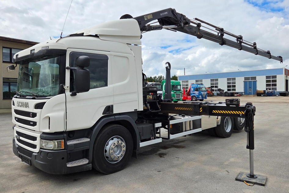 Scania P450 6X2*4 HIAB 211 EP-5 Hipro Retarder, 2015, 331 kW, diesel, automatic