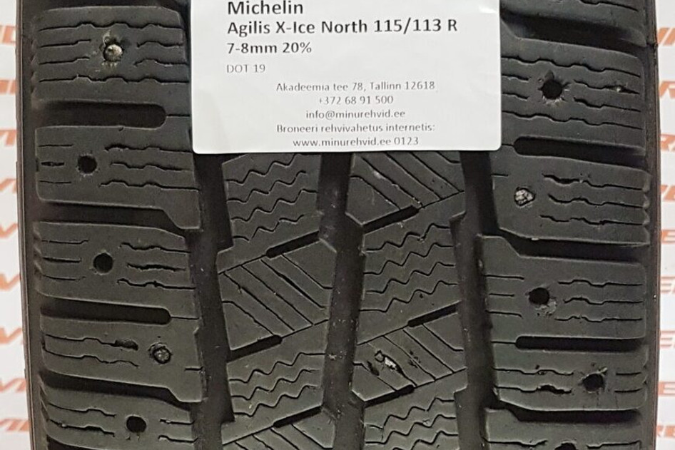 Used studded tire 235/65R16 Michelin Agilis X-Ice North 115/113 R