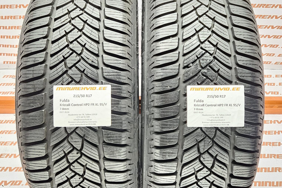 Kasutatud lamellrehv 215/50R17 Fulda Kristall Control HP2 FR XL 95/V