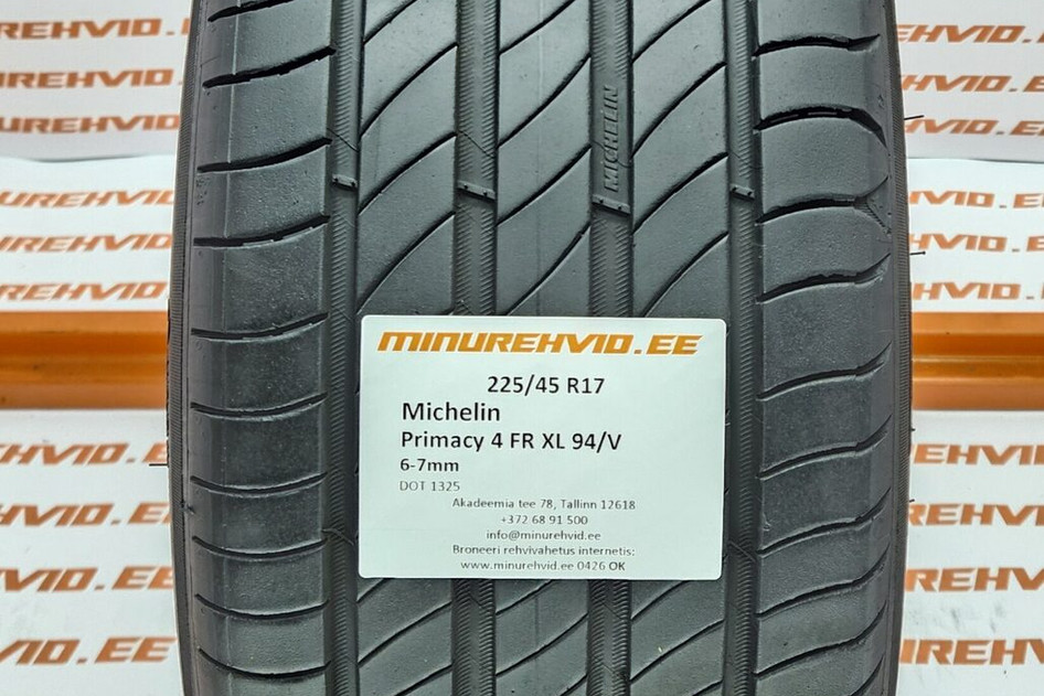 Used summer tire 225/45R17 Michelin Primacy 4 FR XL 94/V