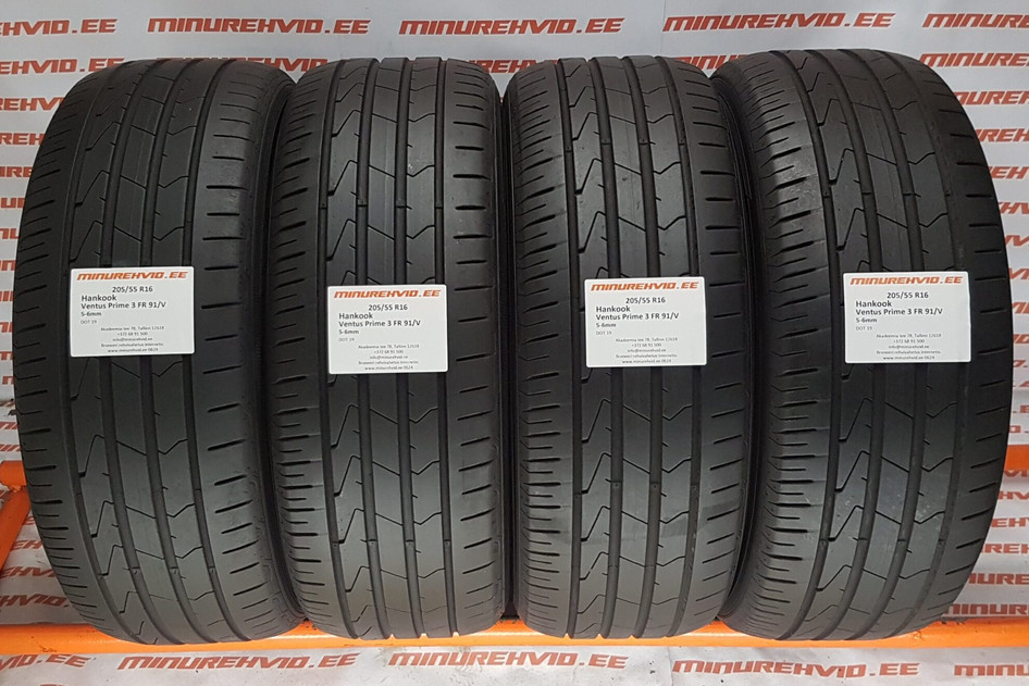Used summer tire 205/55R16 Hankook Ventus Prime 3 FR 91/V