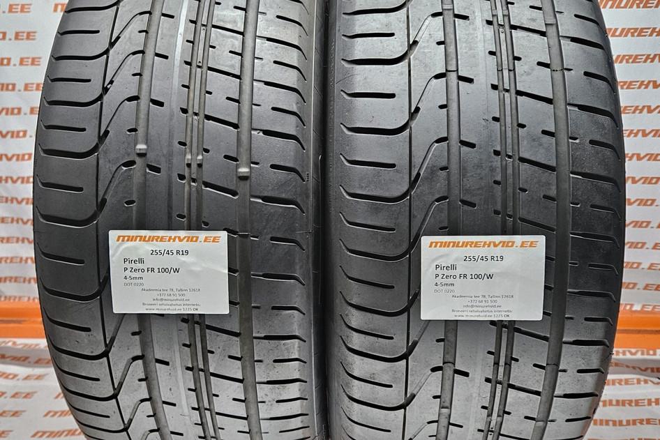 Lietots summer tire 255/45R19 Pirelli P Zero FR 100/W