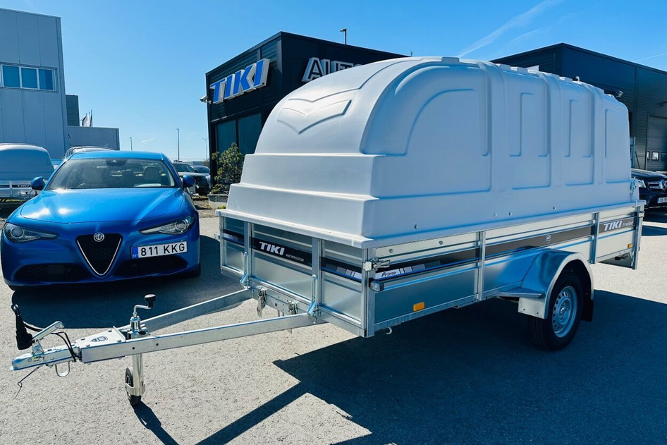 Tiki Treiler Keevis 350-LH 3.5x1.5 Plastkaanega kastihaagis