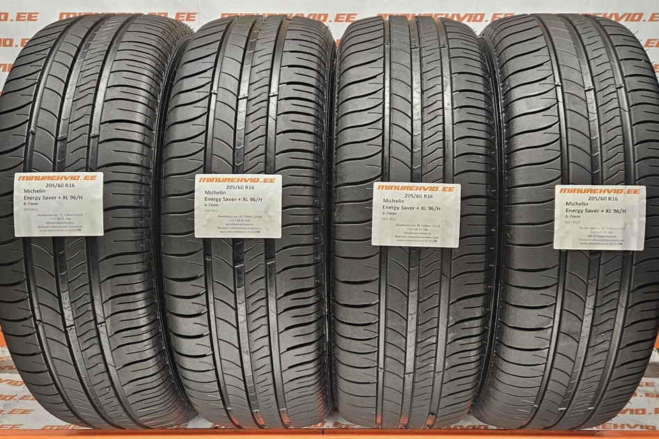 Подержанный летняя шина 205/60R16 Michelin Energy Saver + XL 96/H 4521