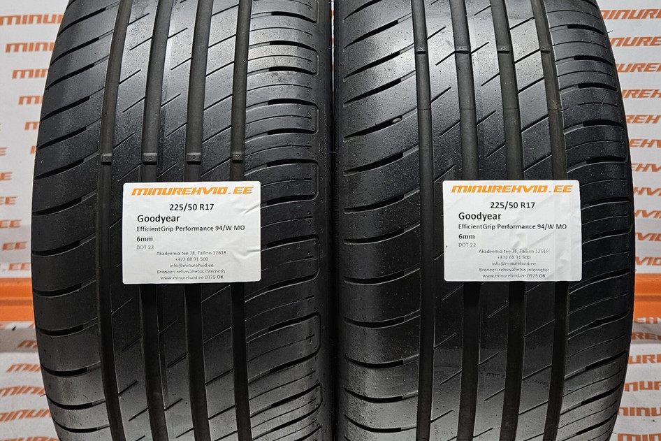 Kasutatud suverehv 225/50R17 GoodYear EfficientGrip Performance 94/W MO