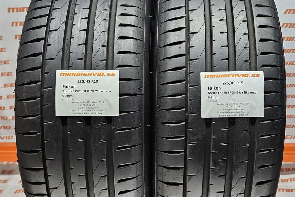 Kasutatud suverehv 225/45R19 Falken Azenis FK520 FR XL 96/Y like new