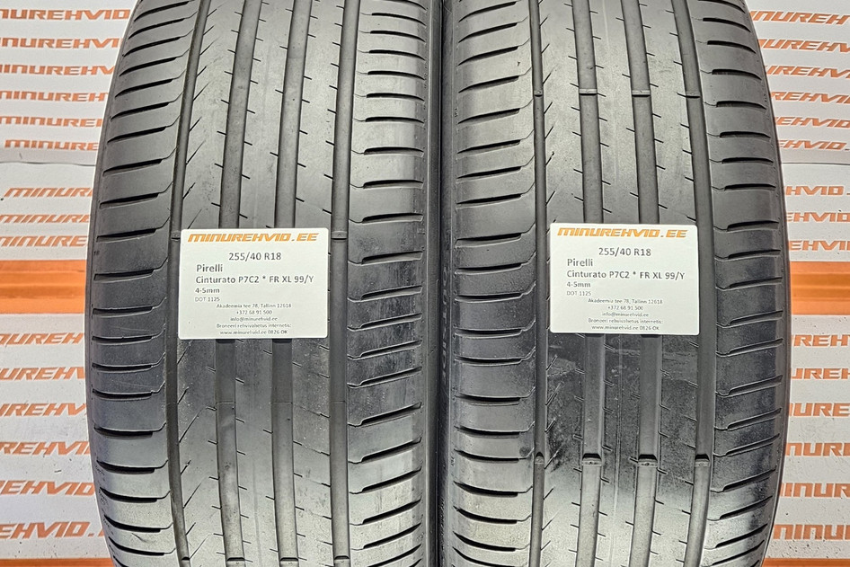 Kasutatud suverehv 255/40R18 Pirelli Cinturato P7C2 * FR XL 99/Y