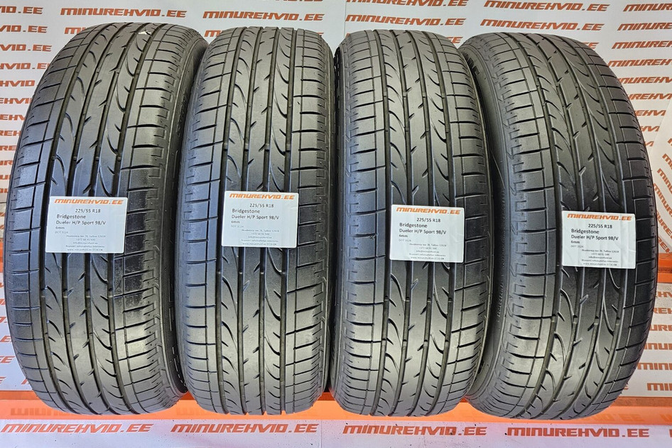 Used summer tire 225/55R18 Bridgestone Dueler H/P Sport 98/V
