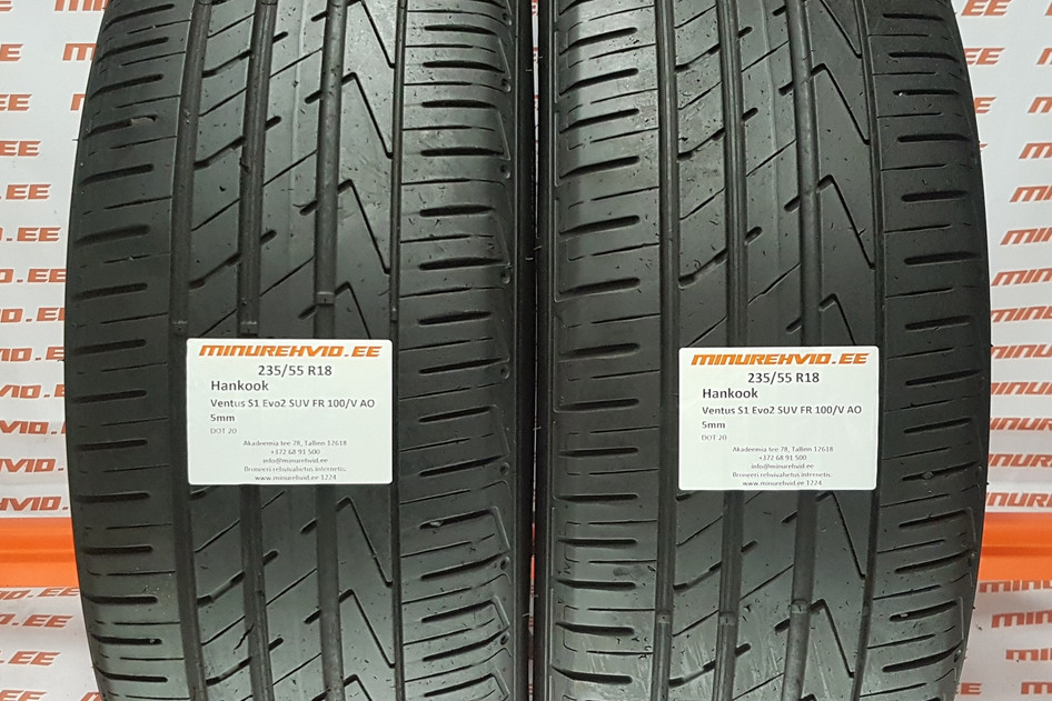 Used summer tire 235/55R18 Hankook Ventus S1 Evo 2 SUV FR 100/V AO