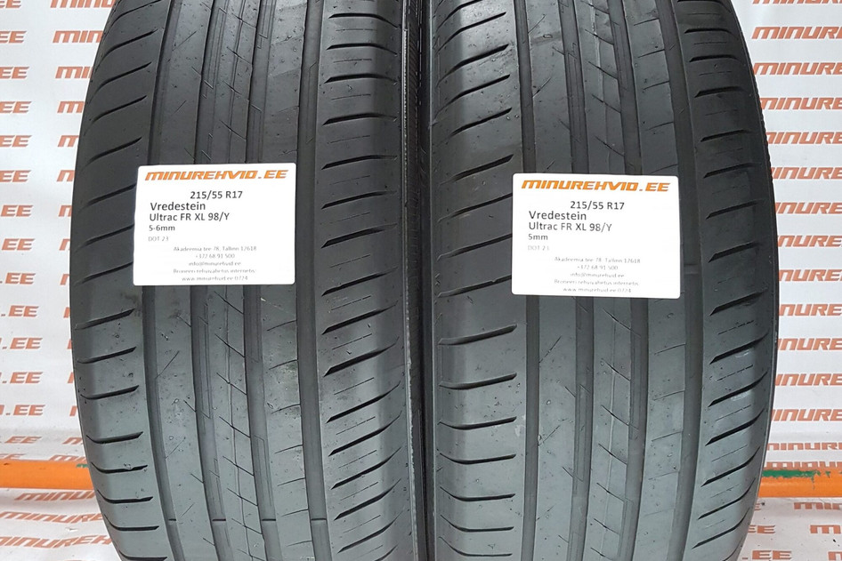 Kasutatud suverehv 215/55R17 Vredestein Ultrac FR XL 98/Y