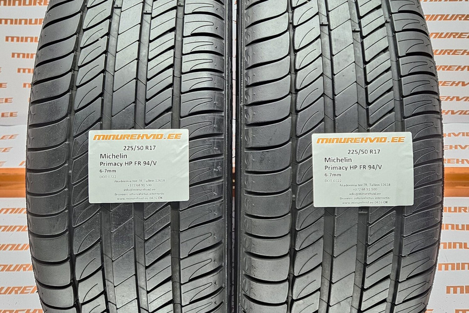 Used summer tire 225/50R17 Michelin Primacy HP FR 94/V
