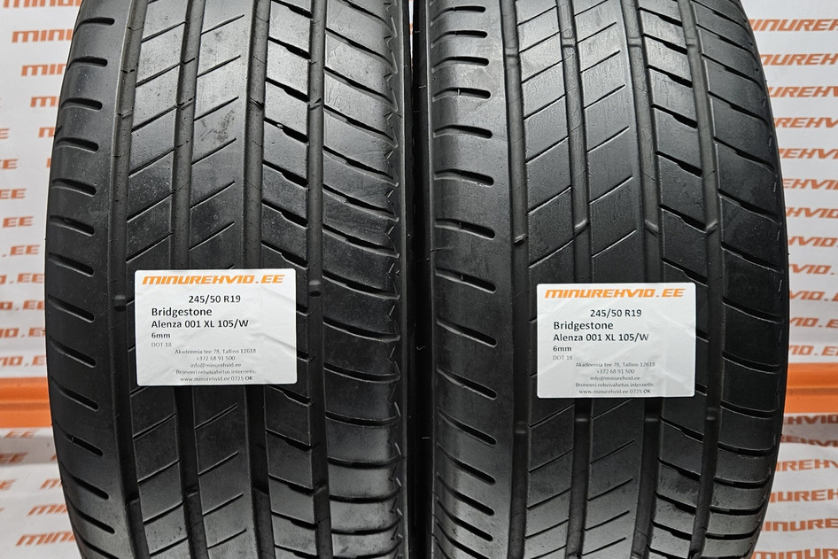 Used summer tire 245/50R19 Bridgestone Alenza 001 XL 105/W