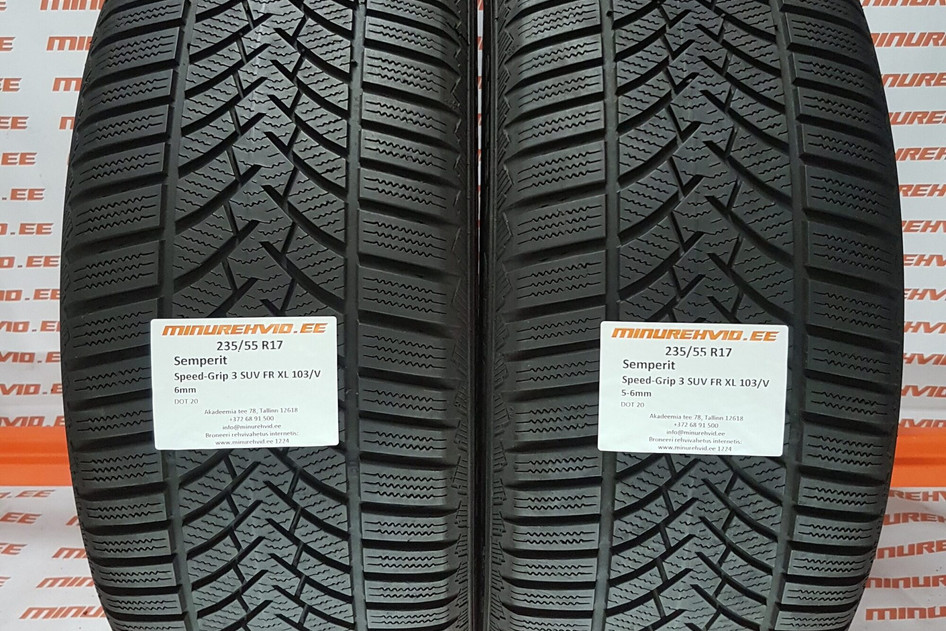 Used studless winter tire 235/55R17 Semperit Speed-Grip 3 SUV FR XL 103/V