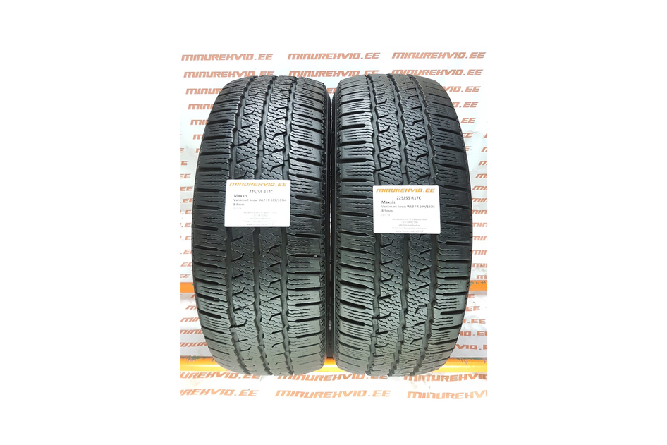 Used studless winter tire 225/55R17 Maxxis VanSmart Snow WL2 FR 109/107H