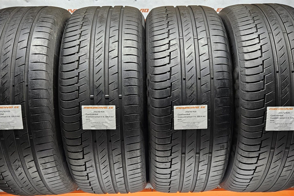 Lietots summer tire 255/50R20 Continental PremiumContact 6 XL 109/H AO.