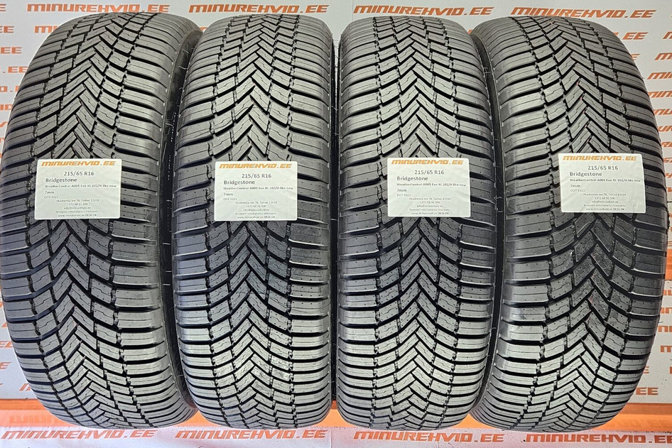 Used studless winter tire 215/65R16 Bridgestone WeatherControl A005 Evo XL 102/H like new 4322