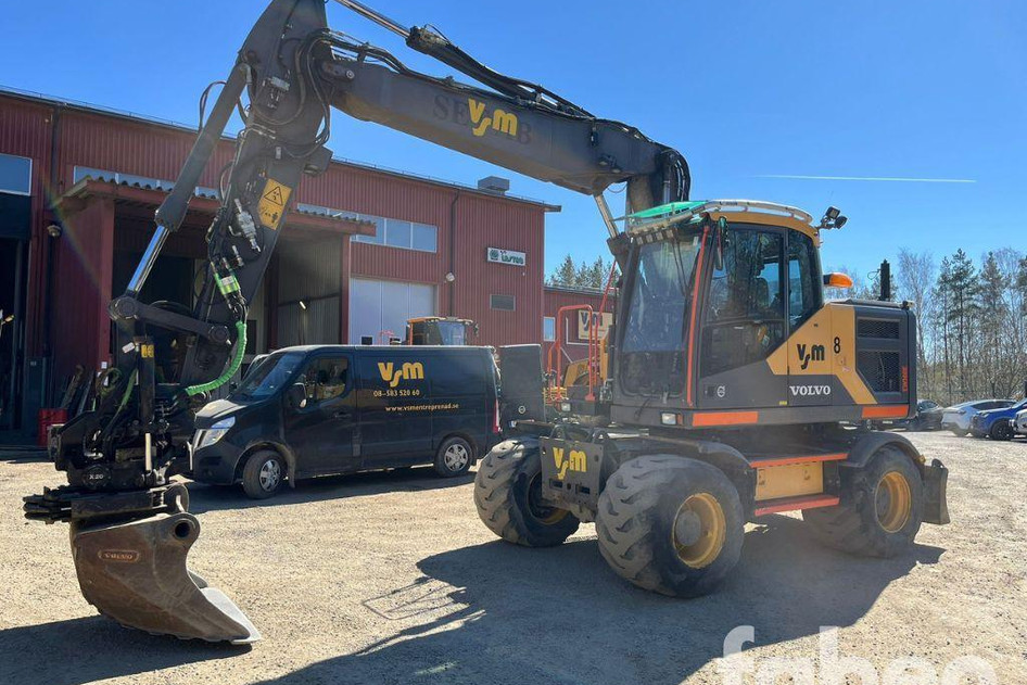 Volvo EW160E, 115 kW, dyzelinas