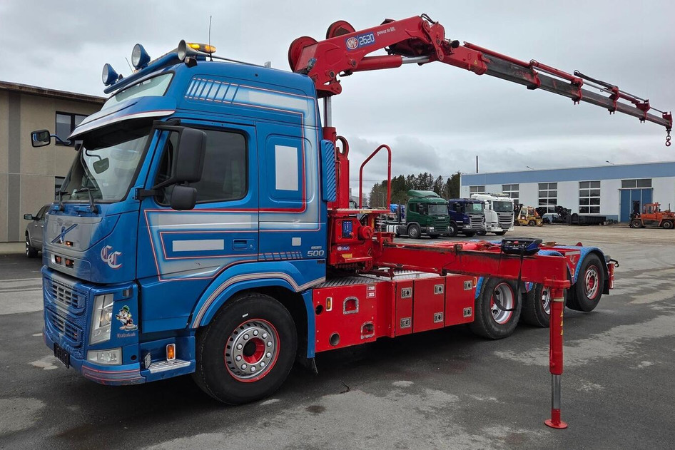Volvo FM500 8X4*4 HMF 2620K5, 2014, 12.8, 375 kW, дизель, автомат, задний привод