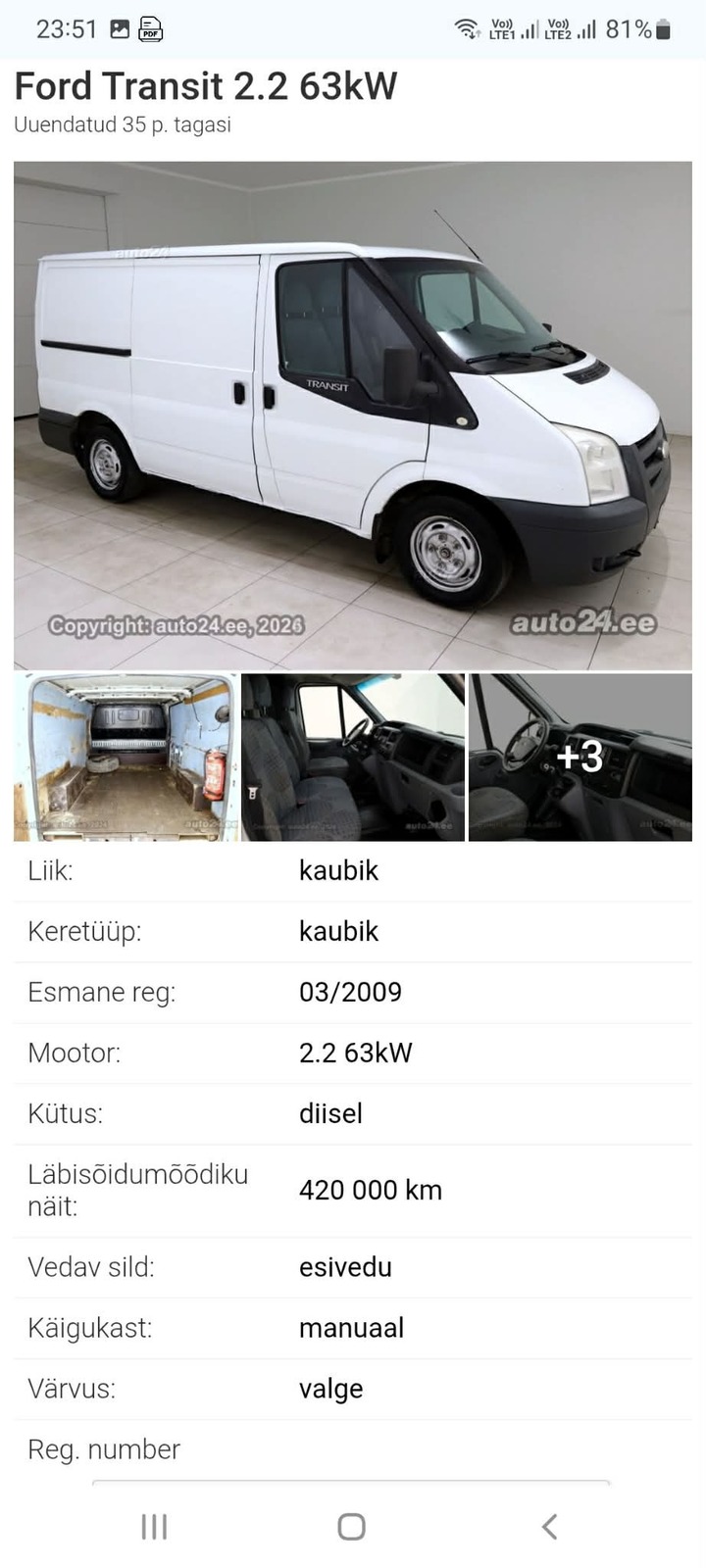 Ford Transit 2009, kuva 5/6