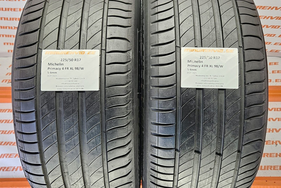 Kasutatud suverehv 225/50R17 Michelin Primacy 4 FR XL 98/W