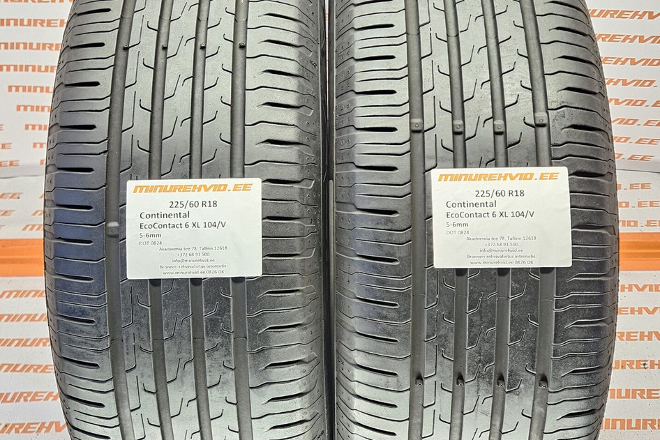 Kasutatud suverehv 225/60R18 Continental EcoContact 6 XL 104/V