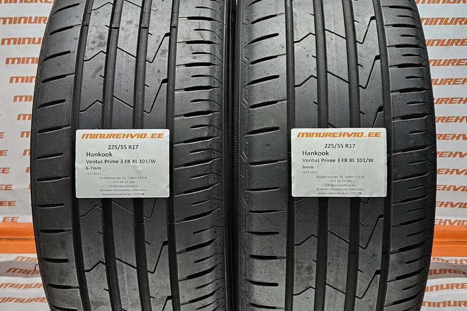 Used summer tire 225/55R17 Hankook Ventus Prime 3 FR XL 101/W