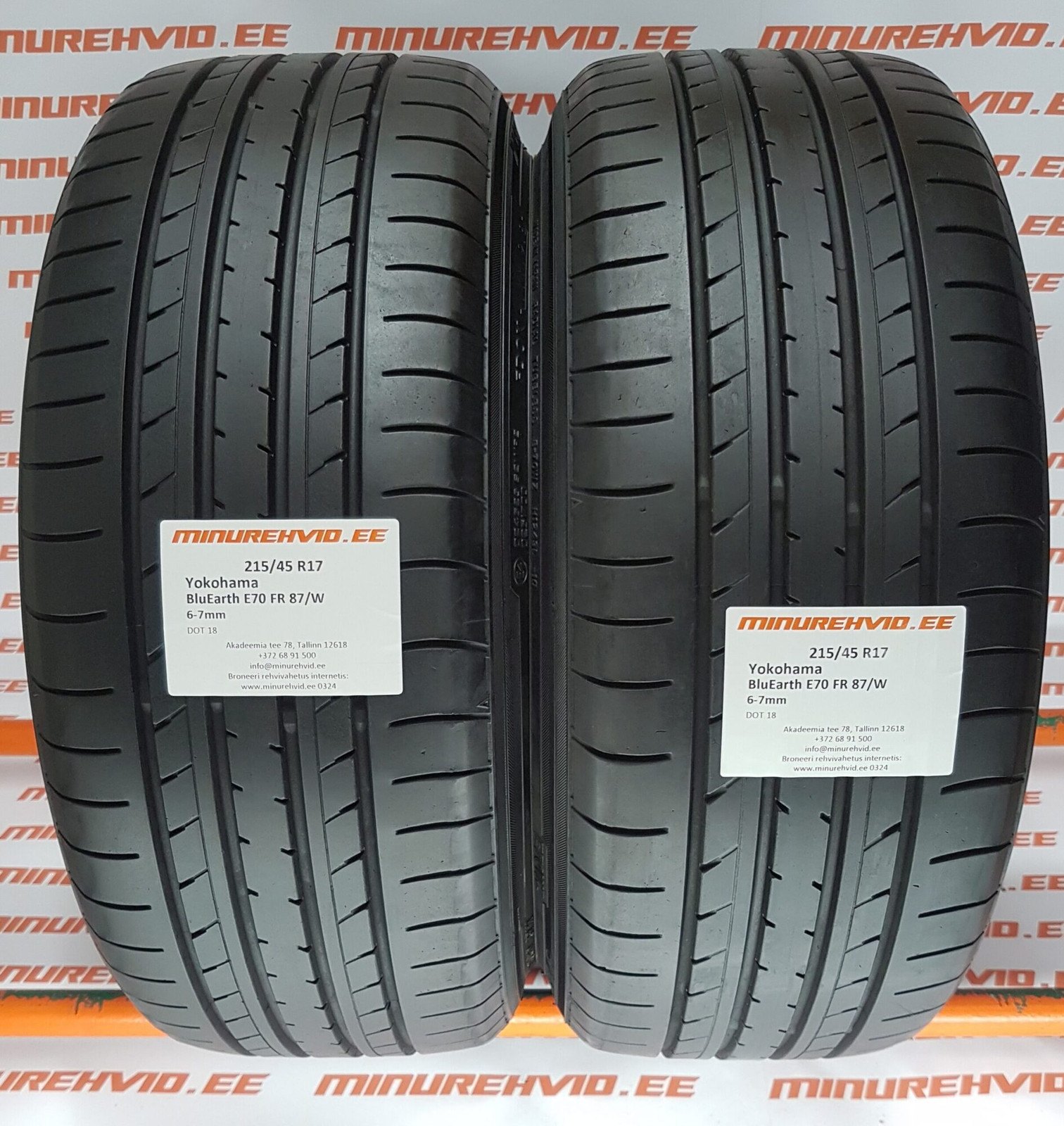 Used summer tire 215/45R17 Yokohama BluEarth E70 FR 87/W | Autoportaal