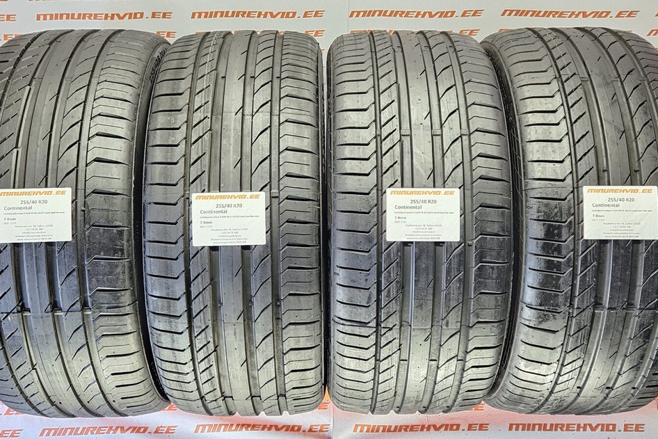 Kasutatud suverehv 255/40R20 Continental ContiSportContact 5 SUV FR XL 101/V Conti Seal like new