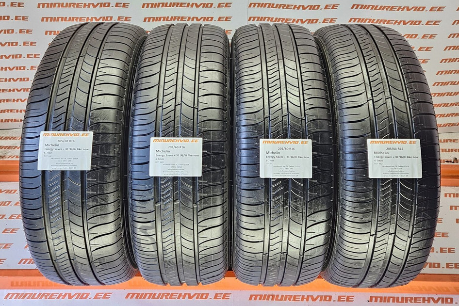 Kasutatud suverehv 205/60R16 Michelin Energy Saver + XL 96/H like new 4621