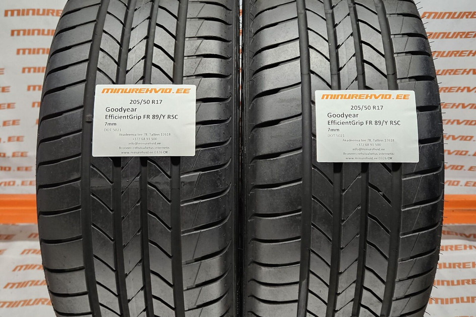 Kasutatud suverehv 205/50R17 GoodYear EfficientGrip FR 89/Y RSC 5021