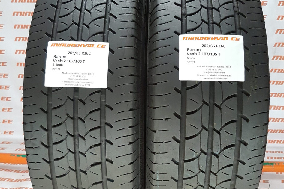 Used summer tire 205/65R16 Barum Vanis 2 107/105 T
