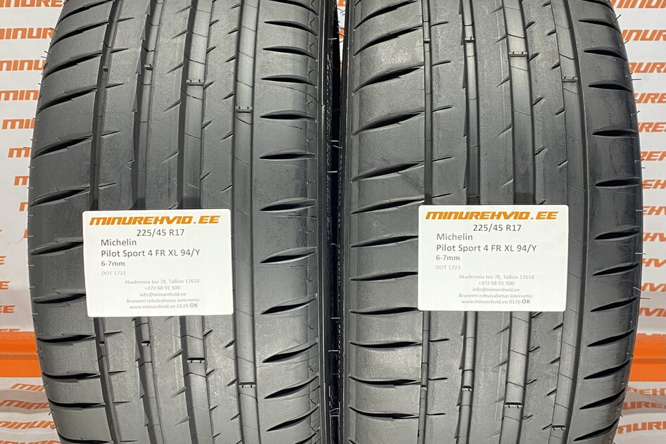 Used summer tire 225/45R17 Michelin Pilot Sport 4 FR XL 94/Y 1722