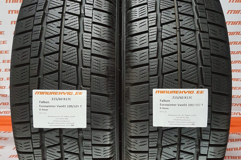 Used studless winter tire 215/60R17 Falken Eurowinter Van 01 109/107 T
