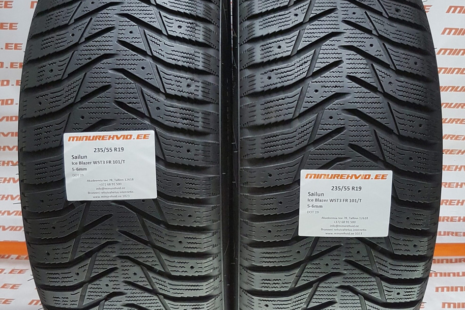 Used studless winter tire 235/55R19 Sailun Ice Blazer WST3 FR 101/T