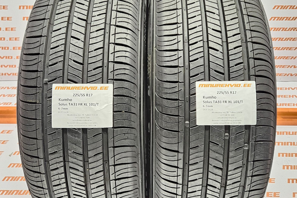 Подержанный летняя шина 225/55R17 Kumho Solus TA31 FR XL 101/T