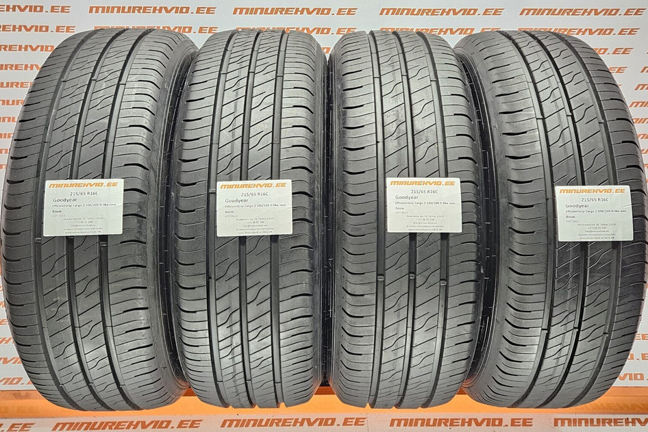 Подержанный летняя шина 215/65R16 GoodYear EfficientGrip Cargo 2 106/104 H like new 0623