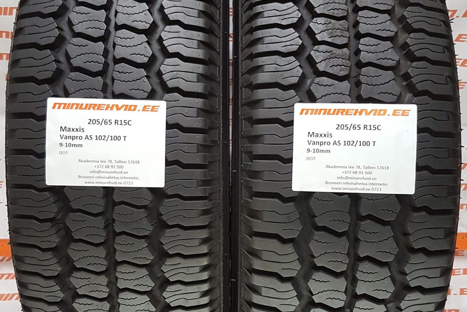 Used studless winter tire 205/65R15 Maxxis Vanpro AS 102/100 T