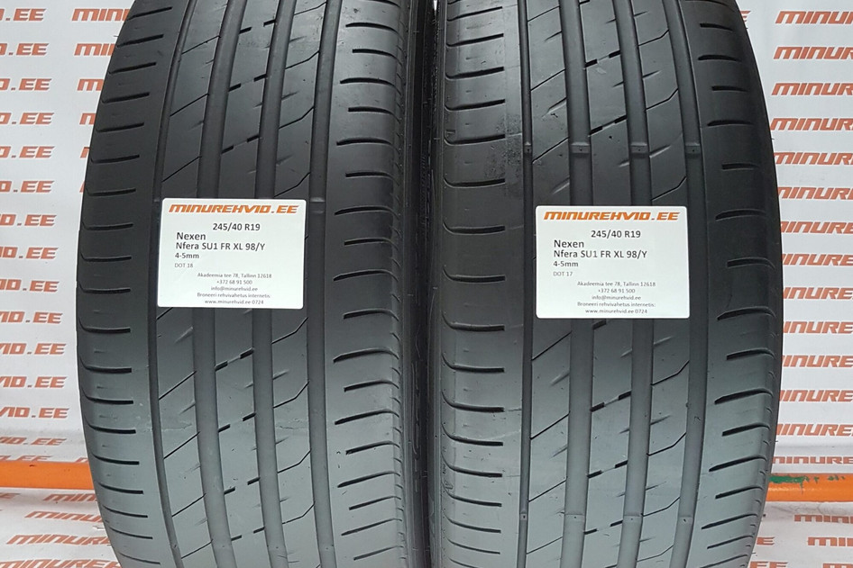 Kasutatud suverehv 245/40R19 Nexen Nfera SU1 FR XL 98/Y