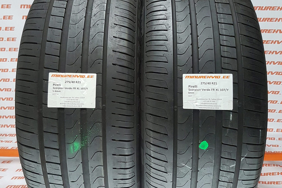 Kasutatud suverehv 275/40R21 Pirelli Scorpion Verde FR XL 107/Y/