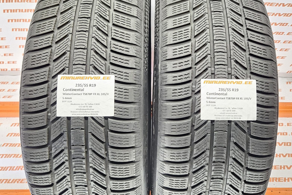 Kasutatud lamellrehv 235/55R19 Continental WinterContact TS870P FR XL 105/V/