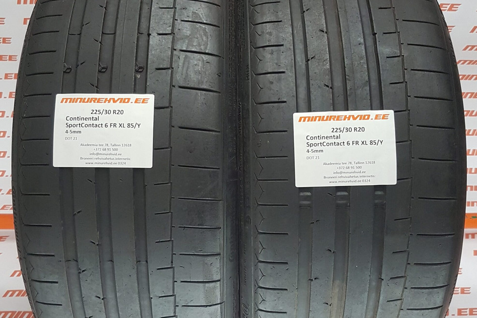 Kasutatud suverehv 225/30R20 Continental SportContact 6 FR XL 85/Y